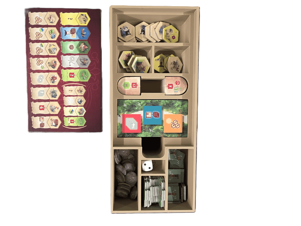 The Castles of Burgundy 3D Printed Organizer
