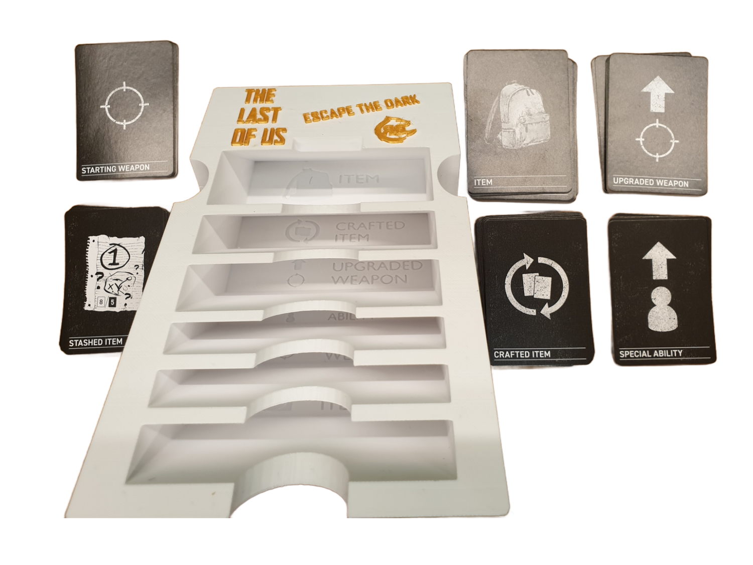 Organizer do gry planszowej The Last Of Us – wkładka drukowana w 3D