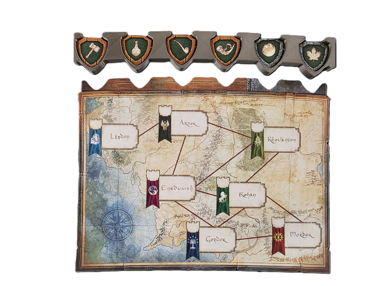 The Lord of the Rings DUEL for Middle-earth 3D Printed Organizer