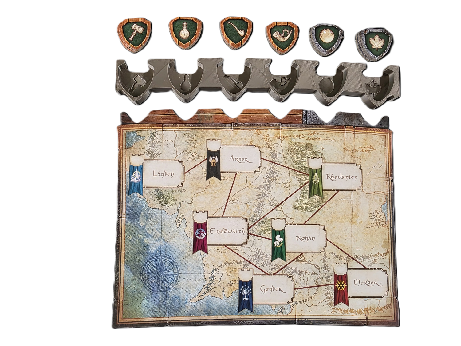 The Lord of the Rings DUEL for Middle-earth 3D Printed Organizer