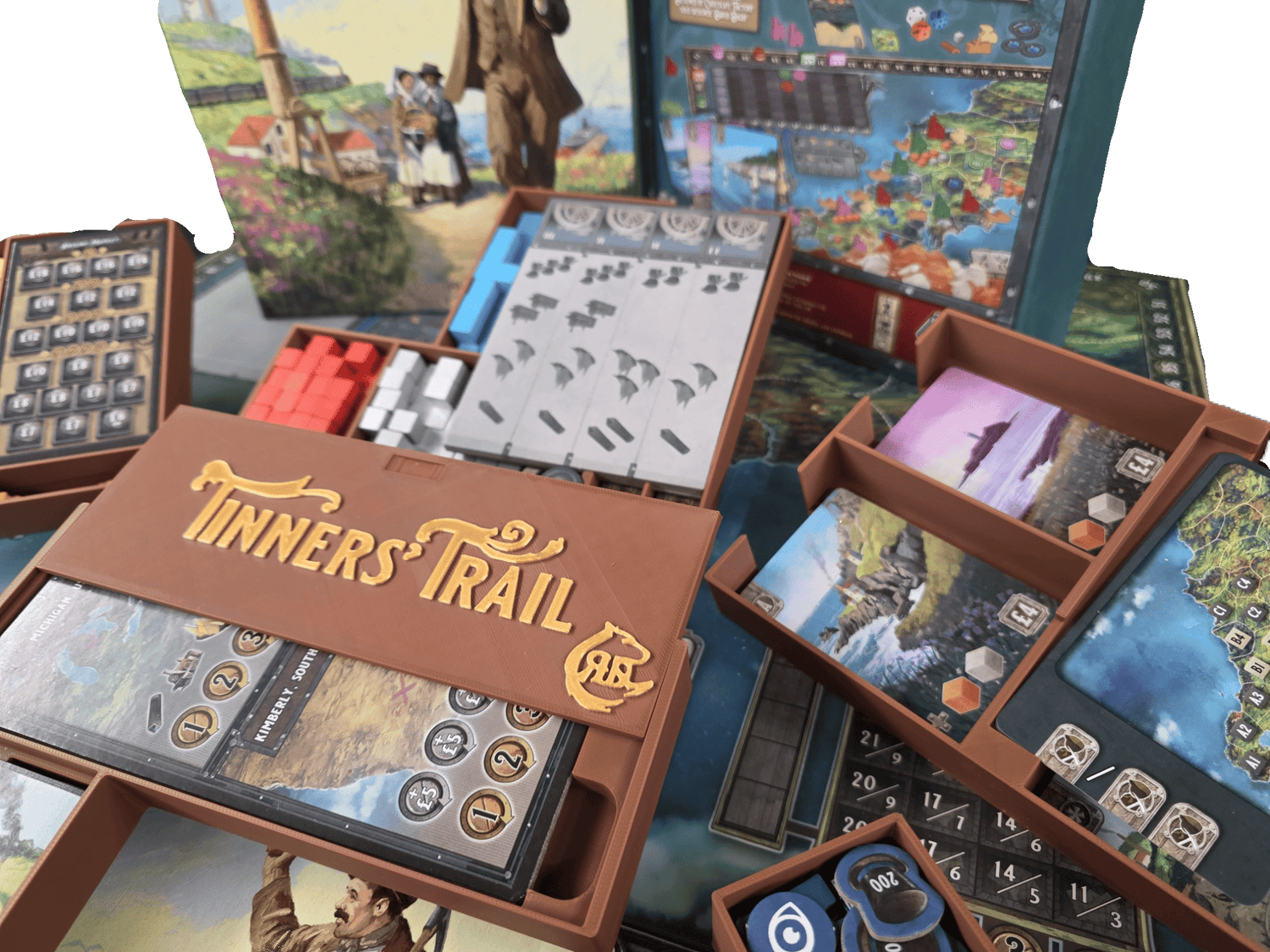 Tinners' Trail Second Edition 3D Printed Organizer