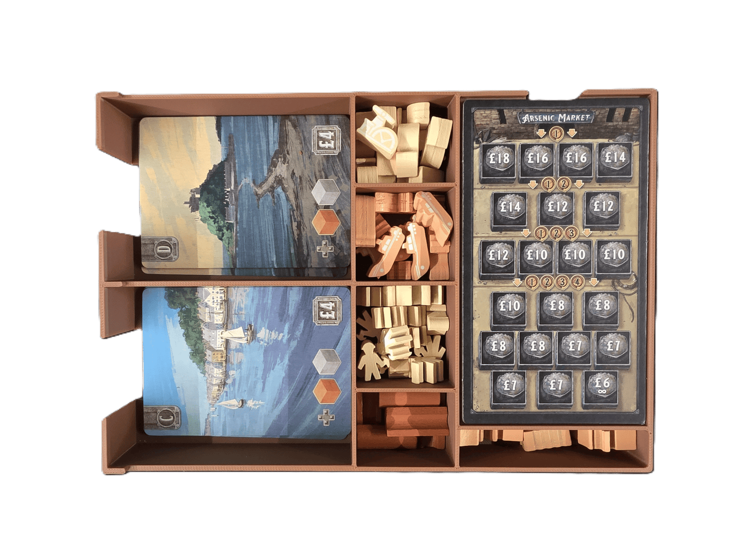 Tinners' Trail Second Edition 3D Printed Organizer