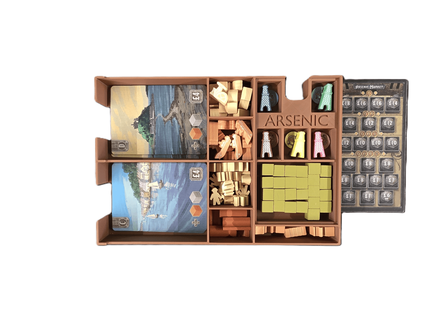 Tinners' Trail Second Edition 3D Printed Organizer