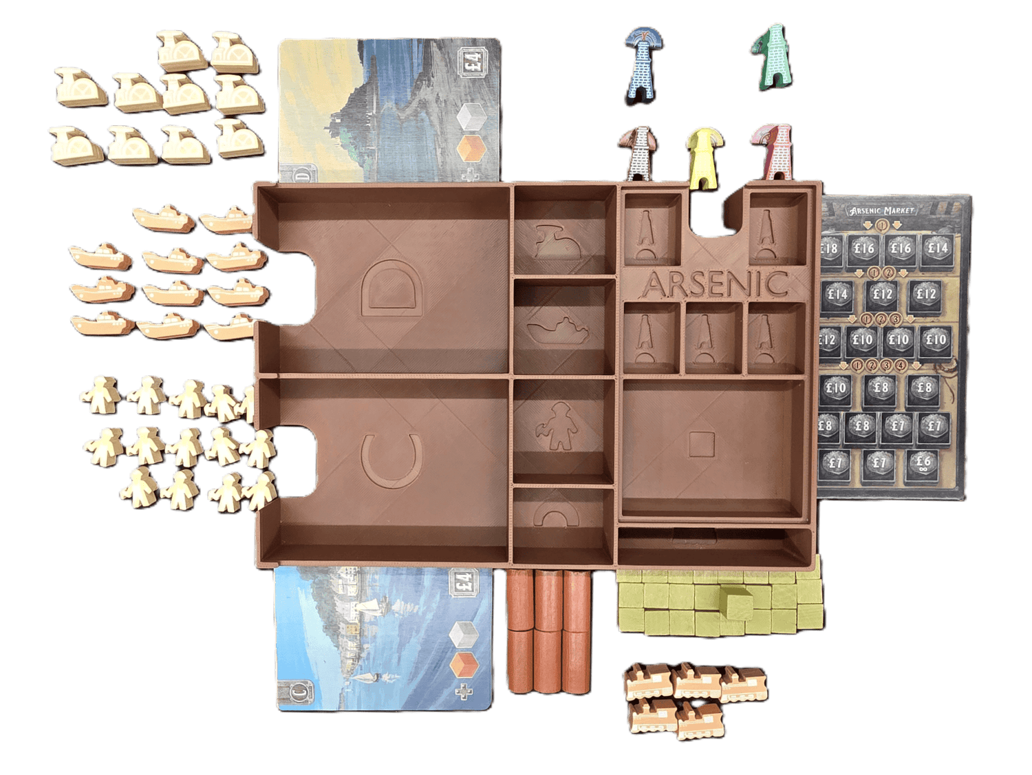 Tinners' Trail Second Edition 3D Printed Organizer