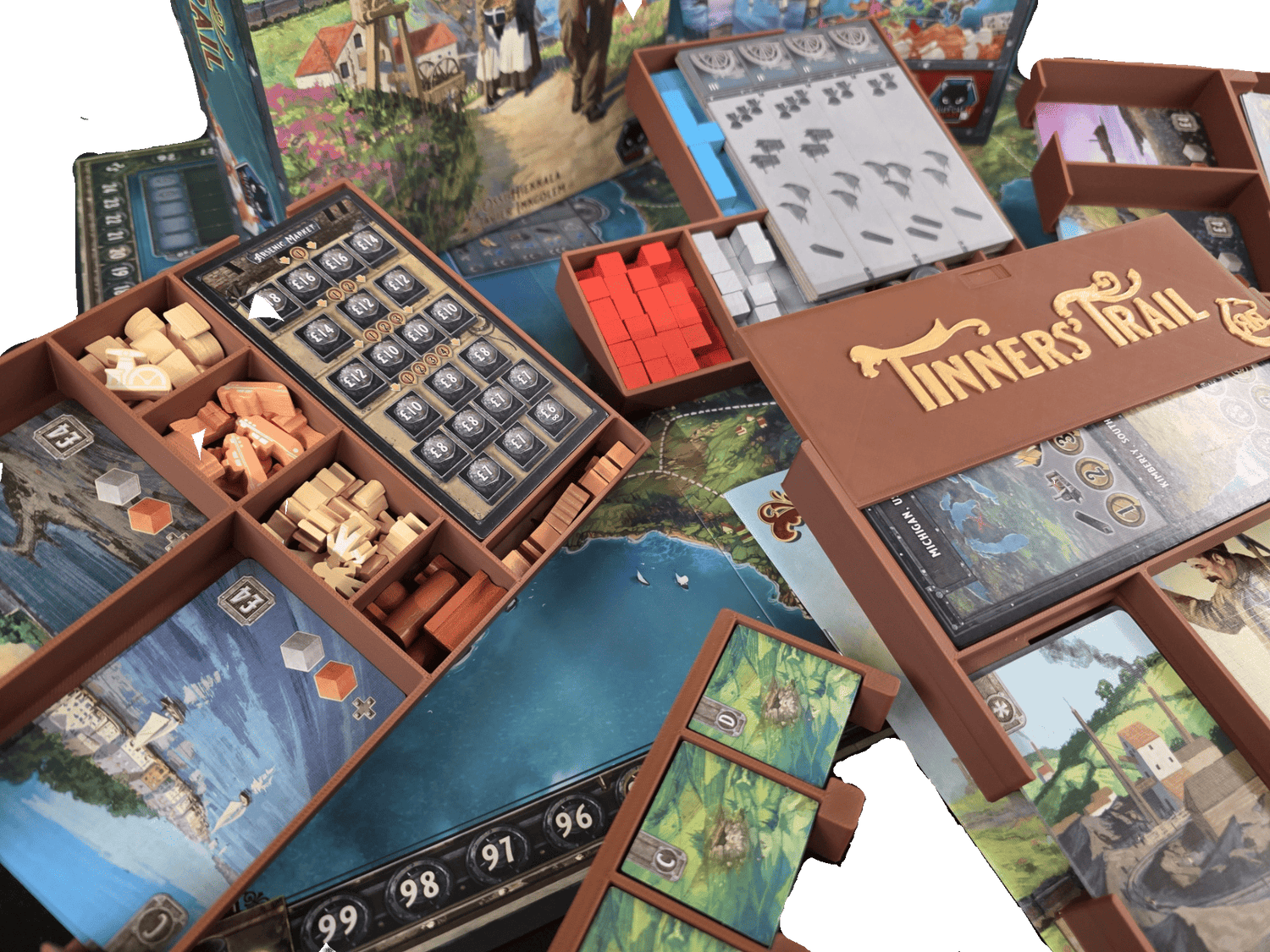 Tinners' Trail Second Edition 3D Printed Organizer
