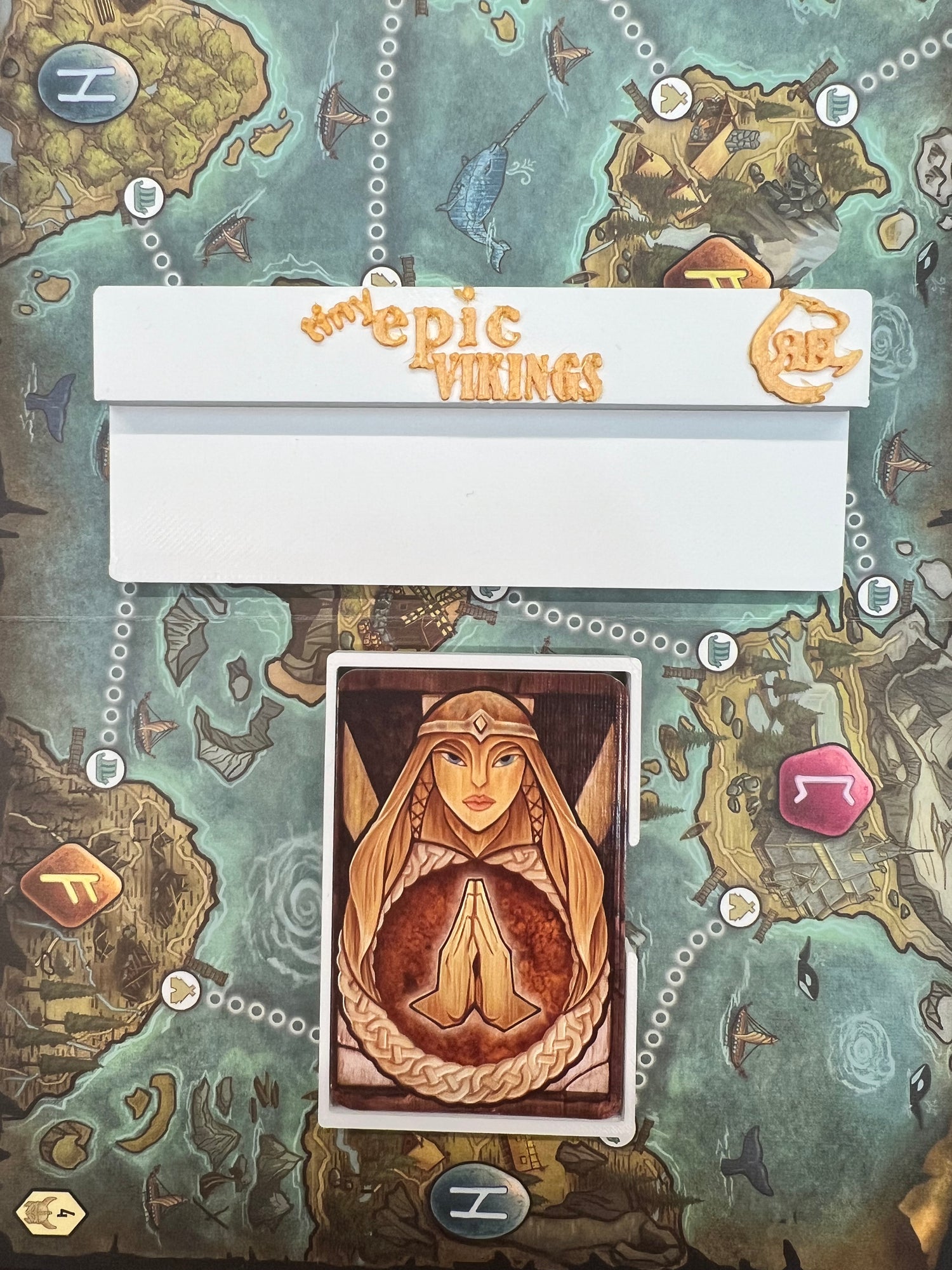 Tiny Epic Vikings Board Game Organizer | UNSLEEVED Version - STL file for 3D Printing