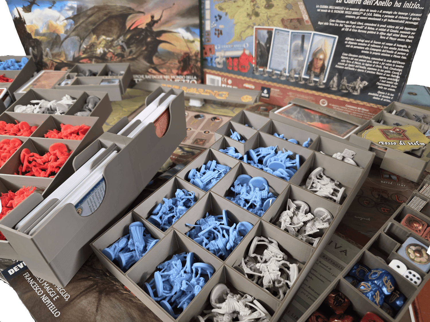 War of The Ring: Second Edition STL Files | Insert fits expansions