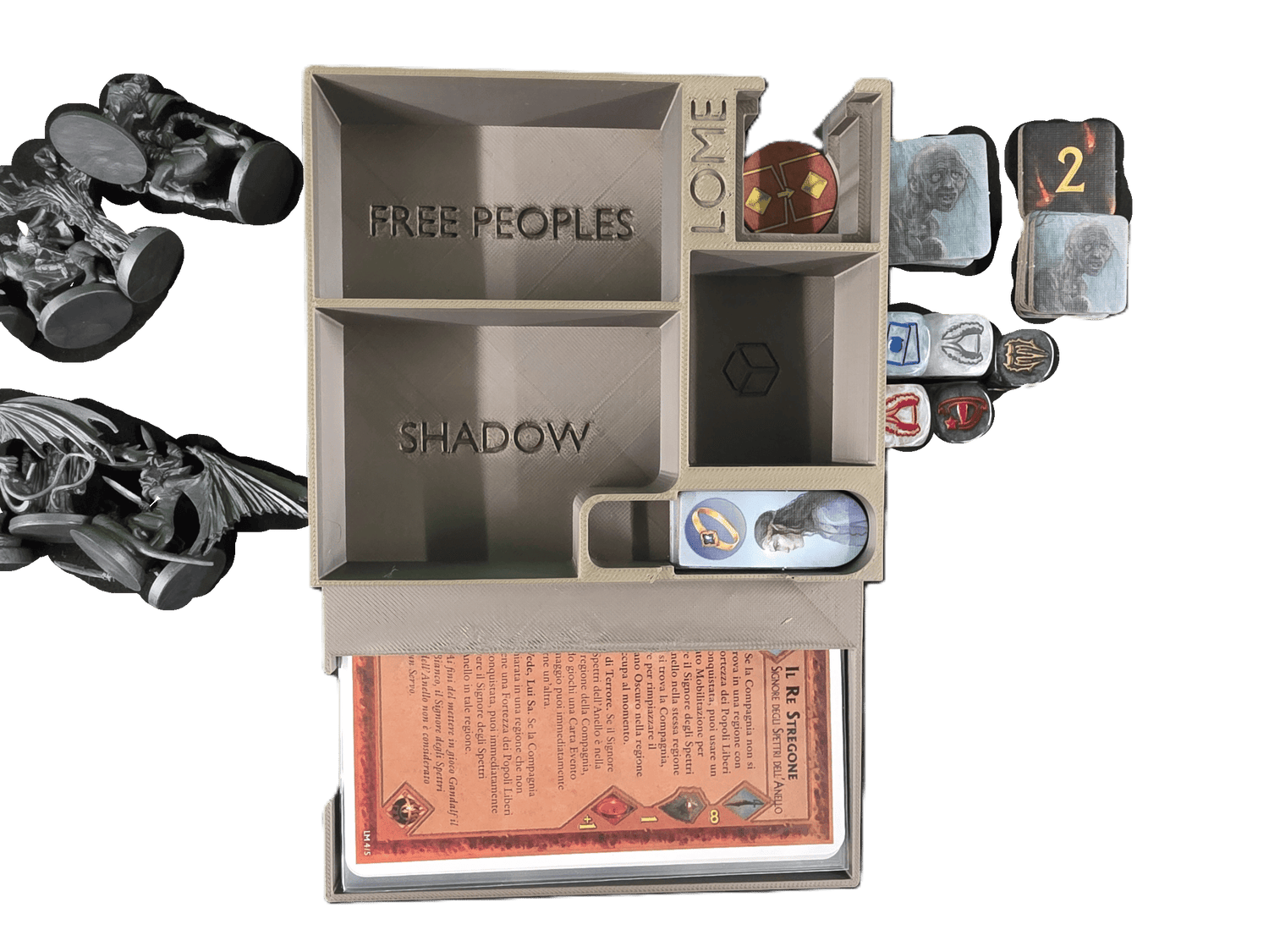 War of The Ring: Second Edition STL Files | Insert fits expansions