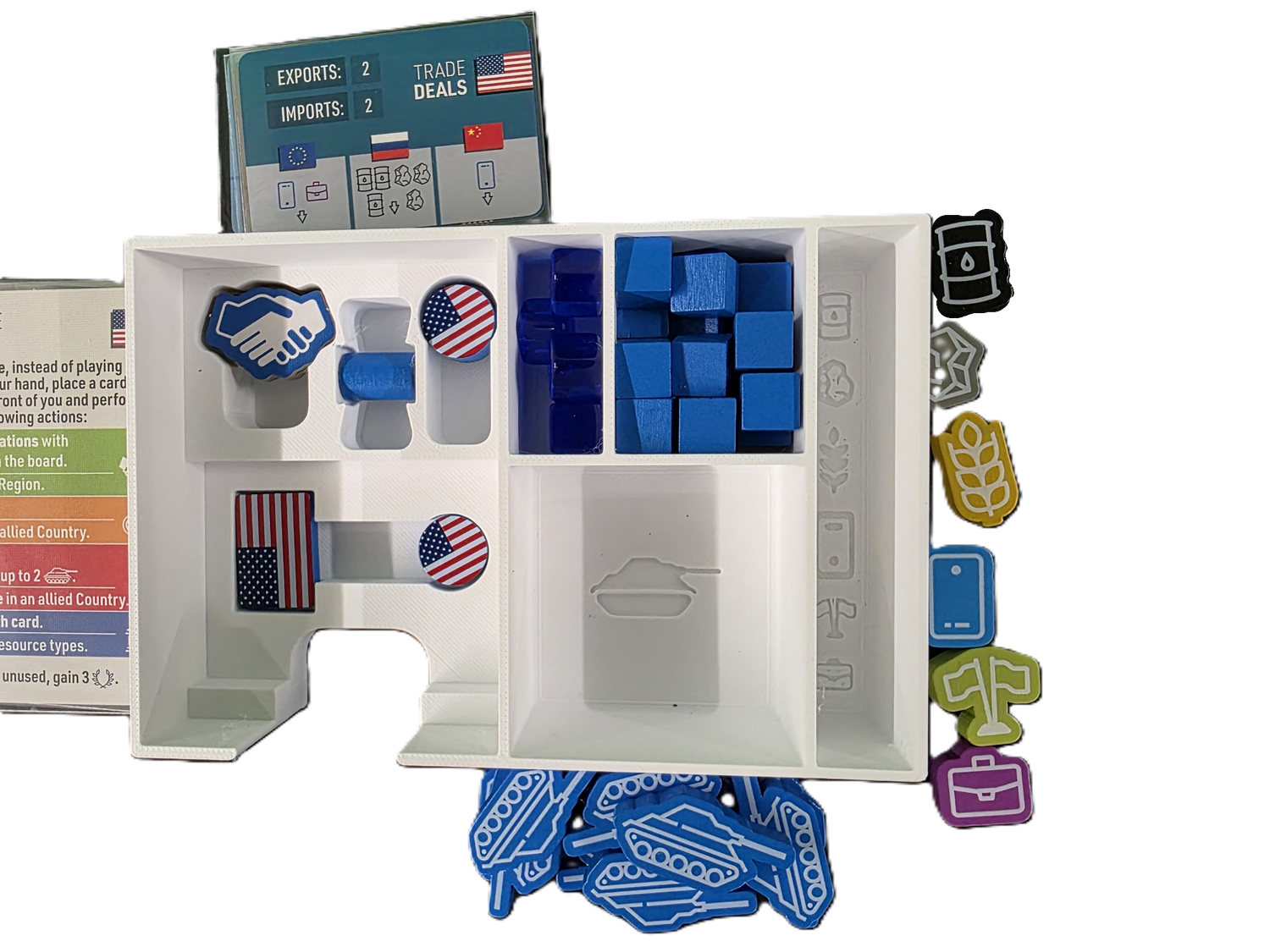 World Order Deluxe Edition STL Files | 3D Printable Insert - Fits expansions