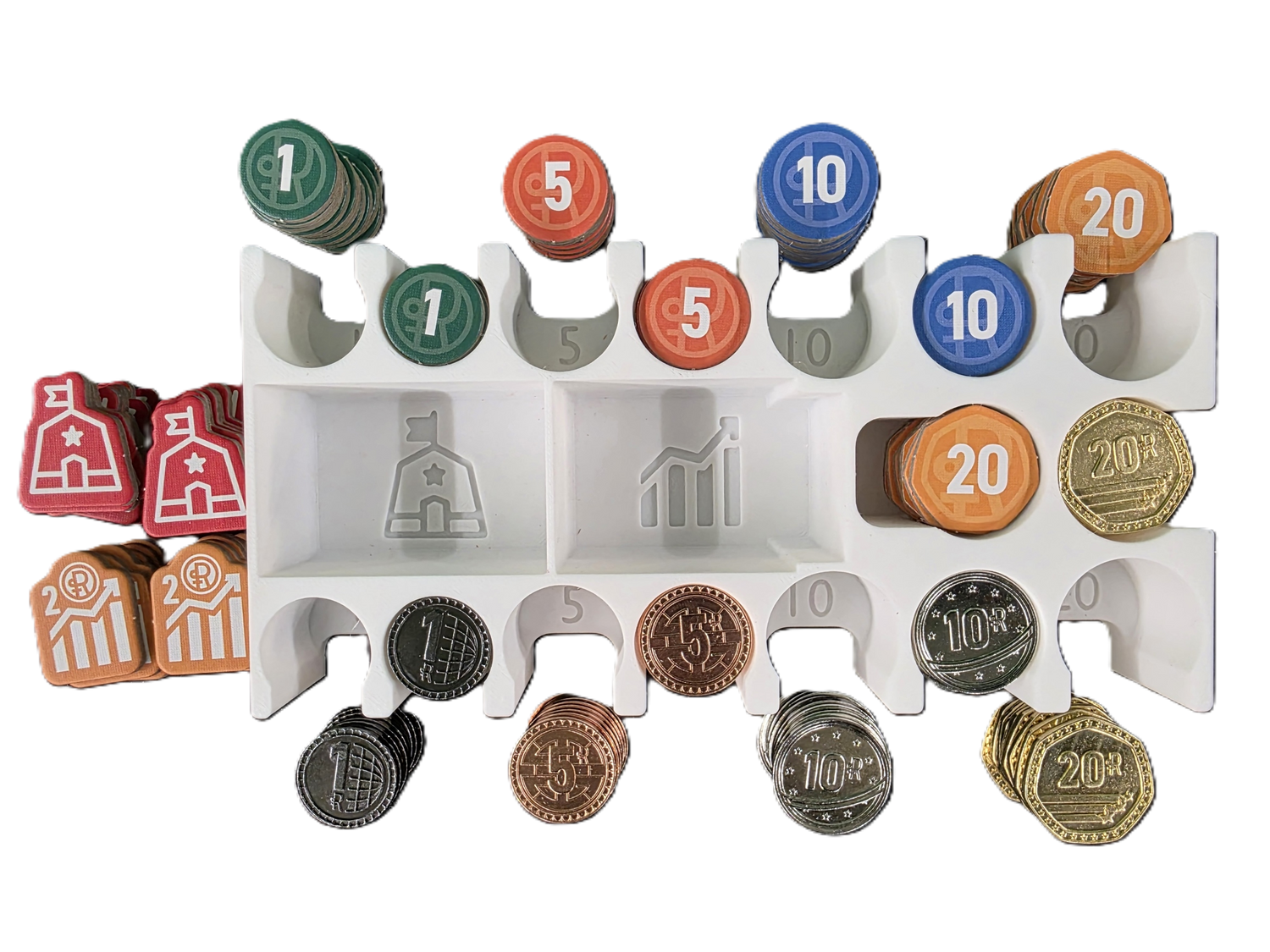 World Order Deluxe Edition STL Files | 3D Printable Insert - Fits expansions