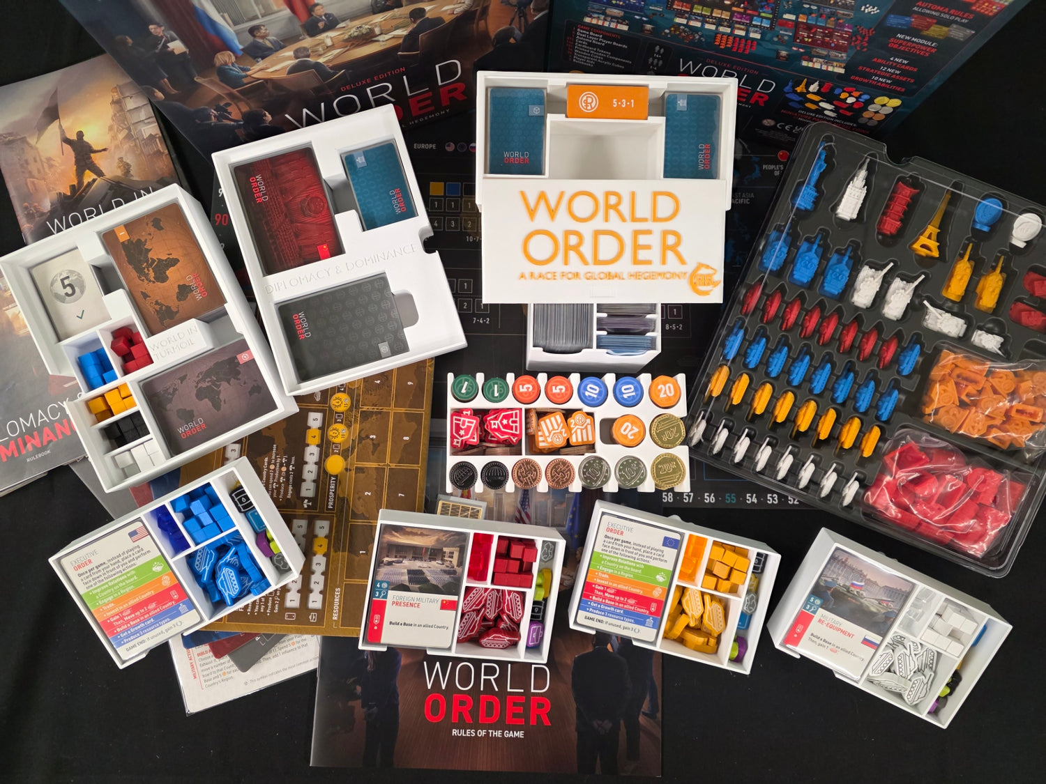 World Order Deluxe Edition STL Files | 3D Printable Insert - Fits expansions