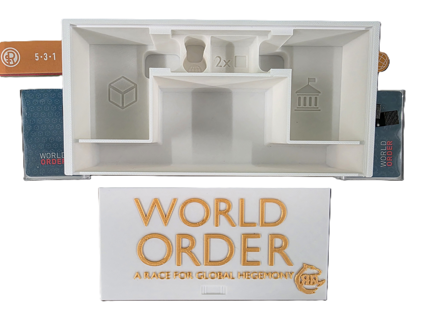 World Order Deluxe Edition STL Files | 3D Printable Insert - Fits expansions