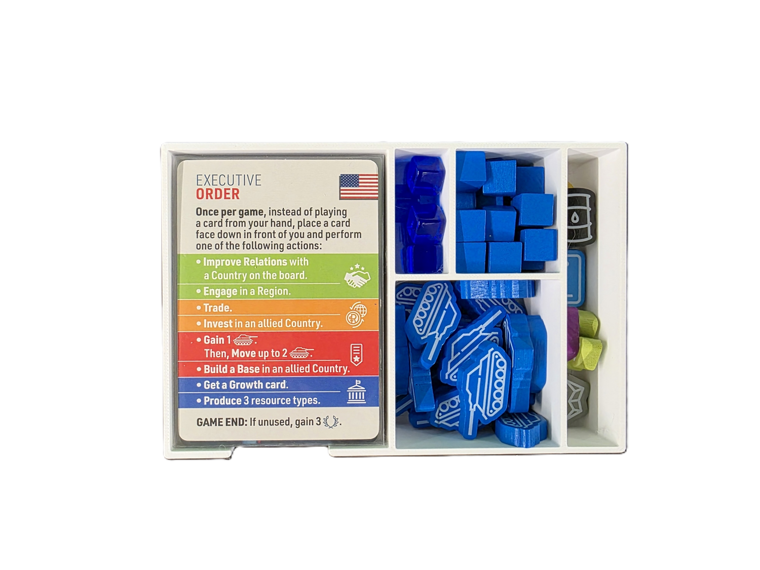 World Order Deluxe Edition STL Files | 3D Printable Insert - Fits expansions