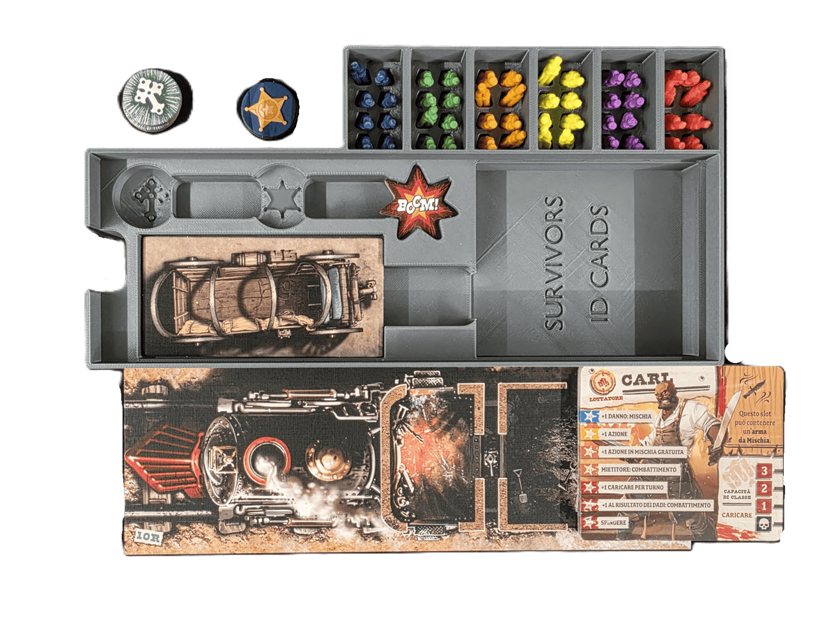 Zombicide Undead or Alive 3D Printed Organizer