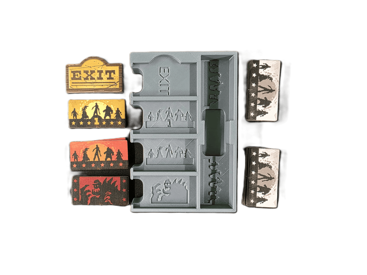 Zombicide Undead or Alive 3D Printed Organizer