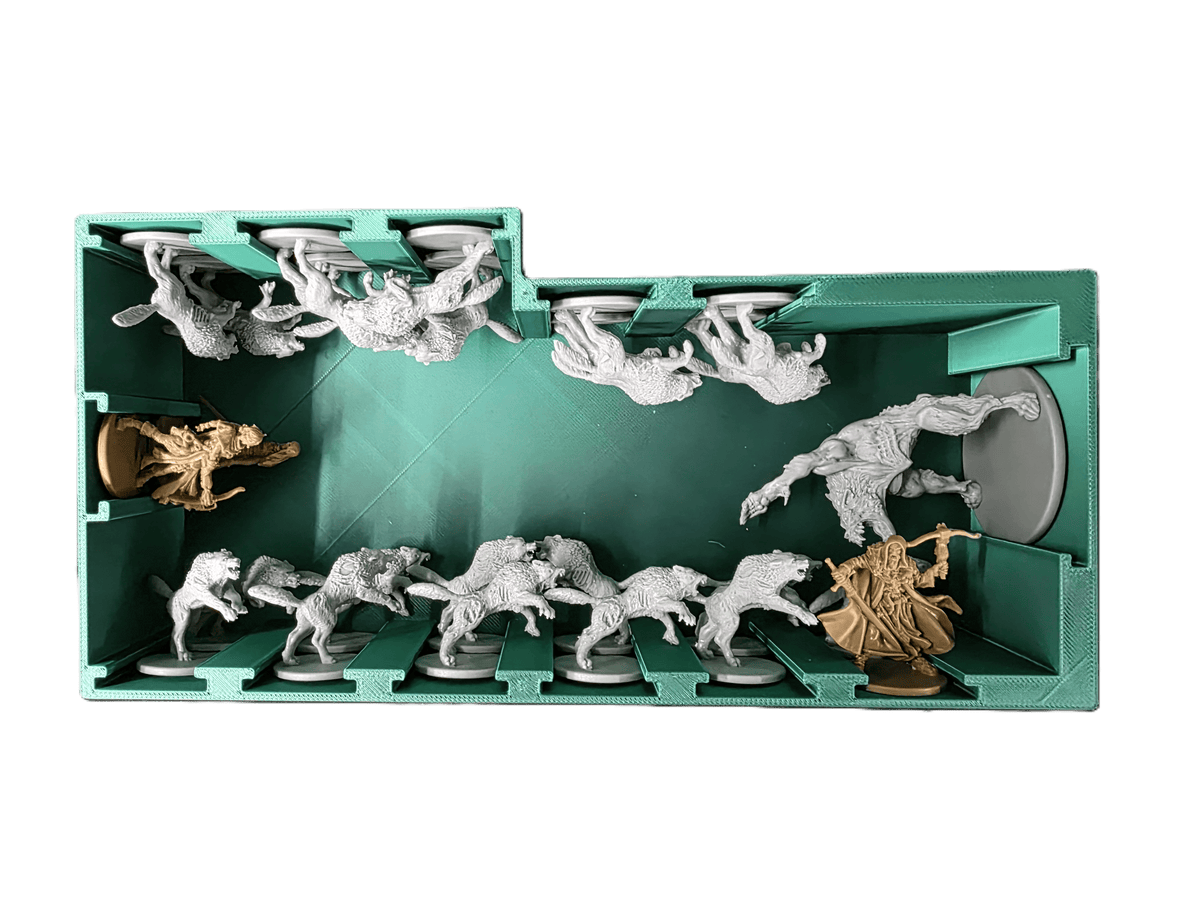 Zombicide Black Plague 3D Printed Organizer