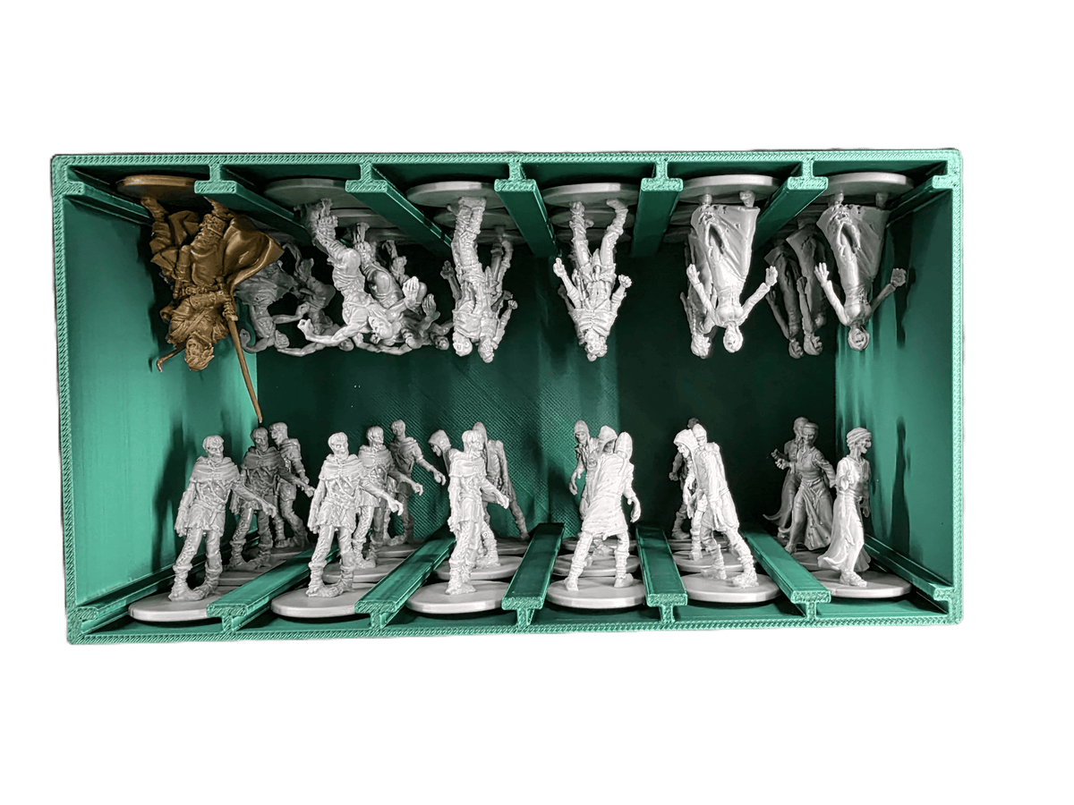 Zombicide Black Plague 3D Printed Organizer
