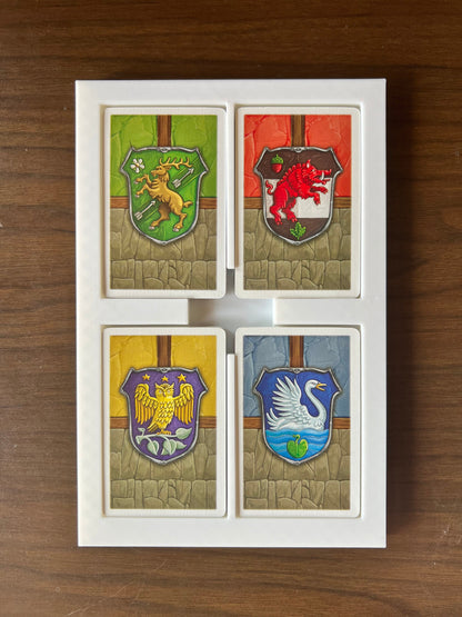 Glass Road Board Game Organizer - Insert - Premium Storage Solution - Sleeved Version - STL file for 3D Printing