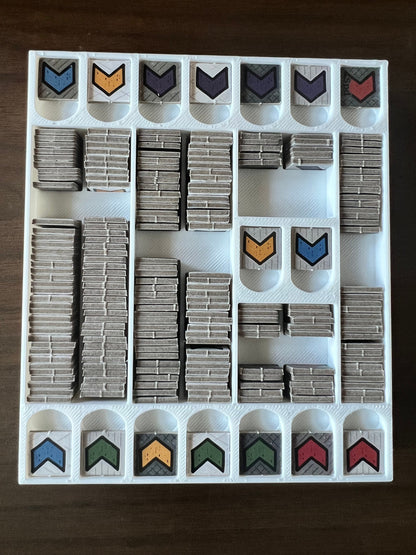 Horseless Carriage Board Game Organizer - Insert - Premium Storage Solution SLEEVED Version STL file for 3D printing