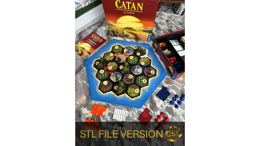 Catan Board Game - 3D tiles - STL file for 3D Printing
