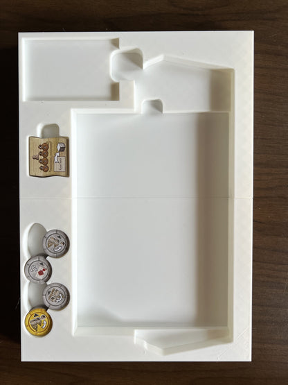 Hansa Teutonica Board Game Organizer - Insert - Premium Storage Solution - SLEEVED Version - STL file for 3D Printing