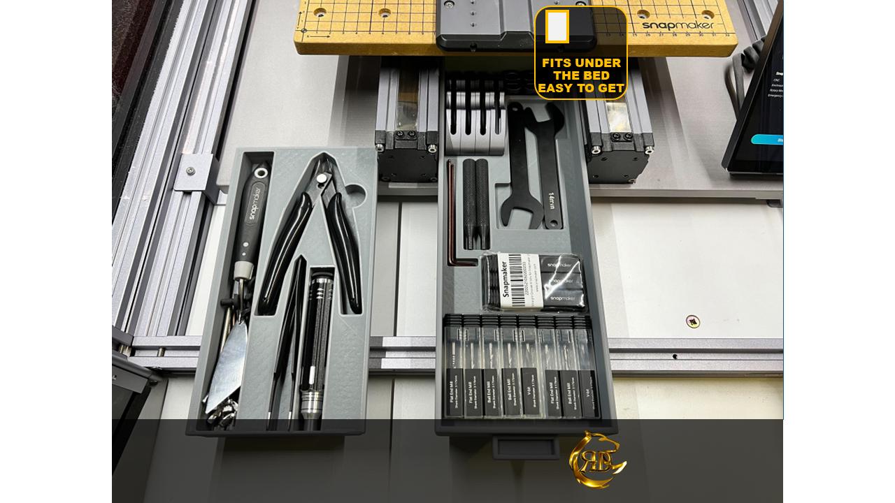 Snapmaker 2.0 A350-F350 Tool Organizer – Compact Under-Bed Storage