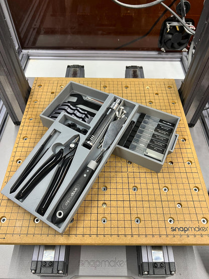 Tool Organizer for SNAPMAKER 2.0 (A250 models) – Compact, Durable Storage for 3D Printer, Laser and CNC Accessories