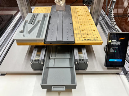Tool Organizer for SNAPMAKER 2.0 (A350 - F350 & T Models) – Compact, Durable Storage for 3D Printer, Laser and CNC Accessories