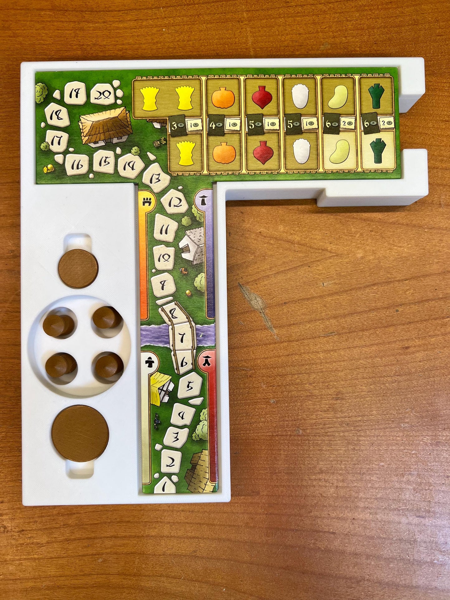 At the Gates of Loyang Board Game Organizer - Insert - Premium Storage Solution - SLEEVED Version - STL file for 3D printing