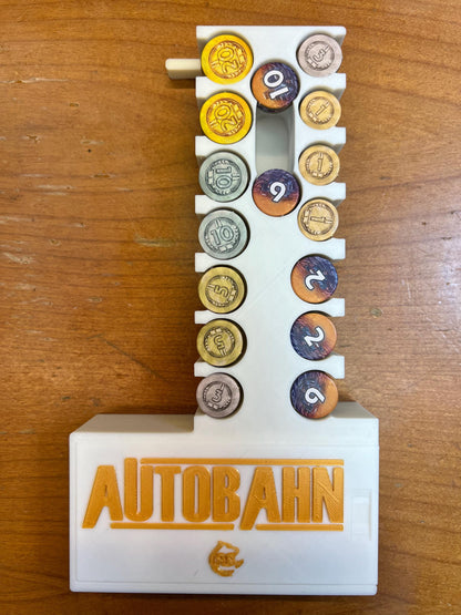 Autobahn Board Game Organizer - Insert - Premium Storage Solution - SLEEVED Version - STL file for 3D Printing