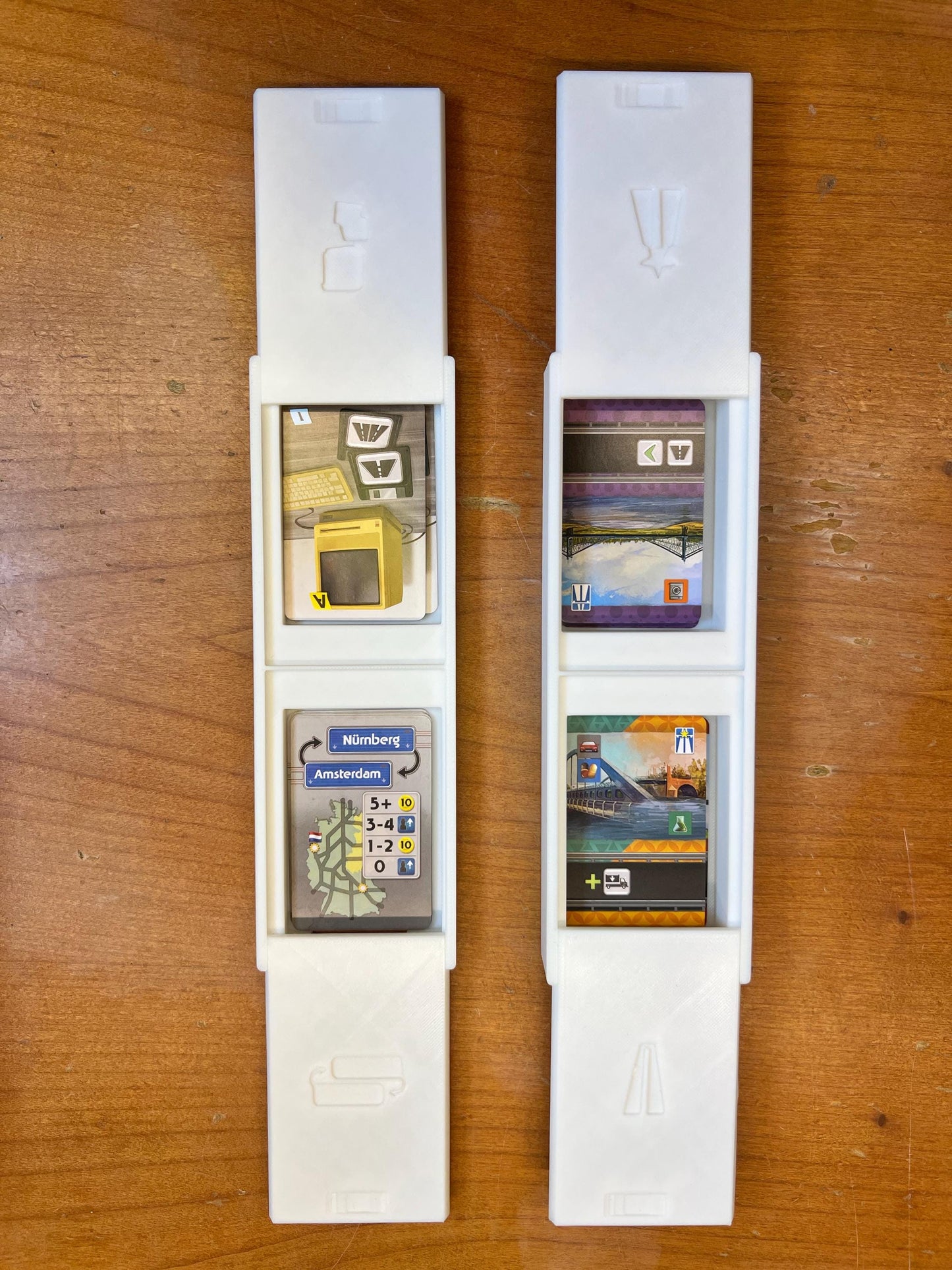 Autobahn Board Game Organizer - Insert - Premium Storage Solution - SLEEVED Version - STL file for 3D Printing