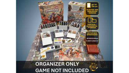 Zombicide 2nd Edition Board Game Organizer - Insert - Premium Storage Solution