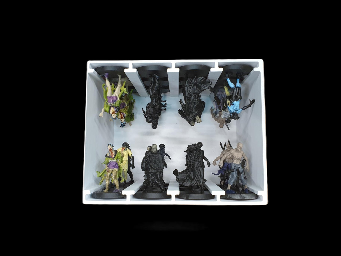 Zombicide 2nd Edition Board Game Organizer - Insert - Premium Storage Solution - SLEEVED Version - STL file for 3D printing