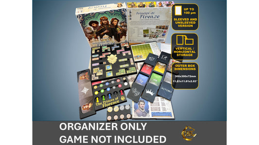 The Princes of Florence Board Game Organizer - Insert - Premium Storage Solution