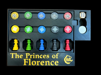 The Princes of Florence Board Game Organizer - Insert - Premium Storage Solution
