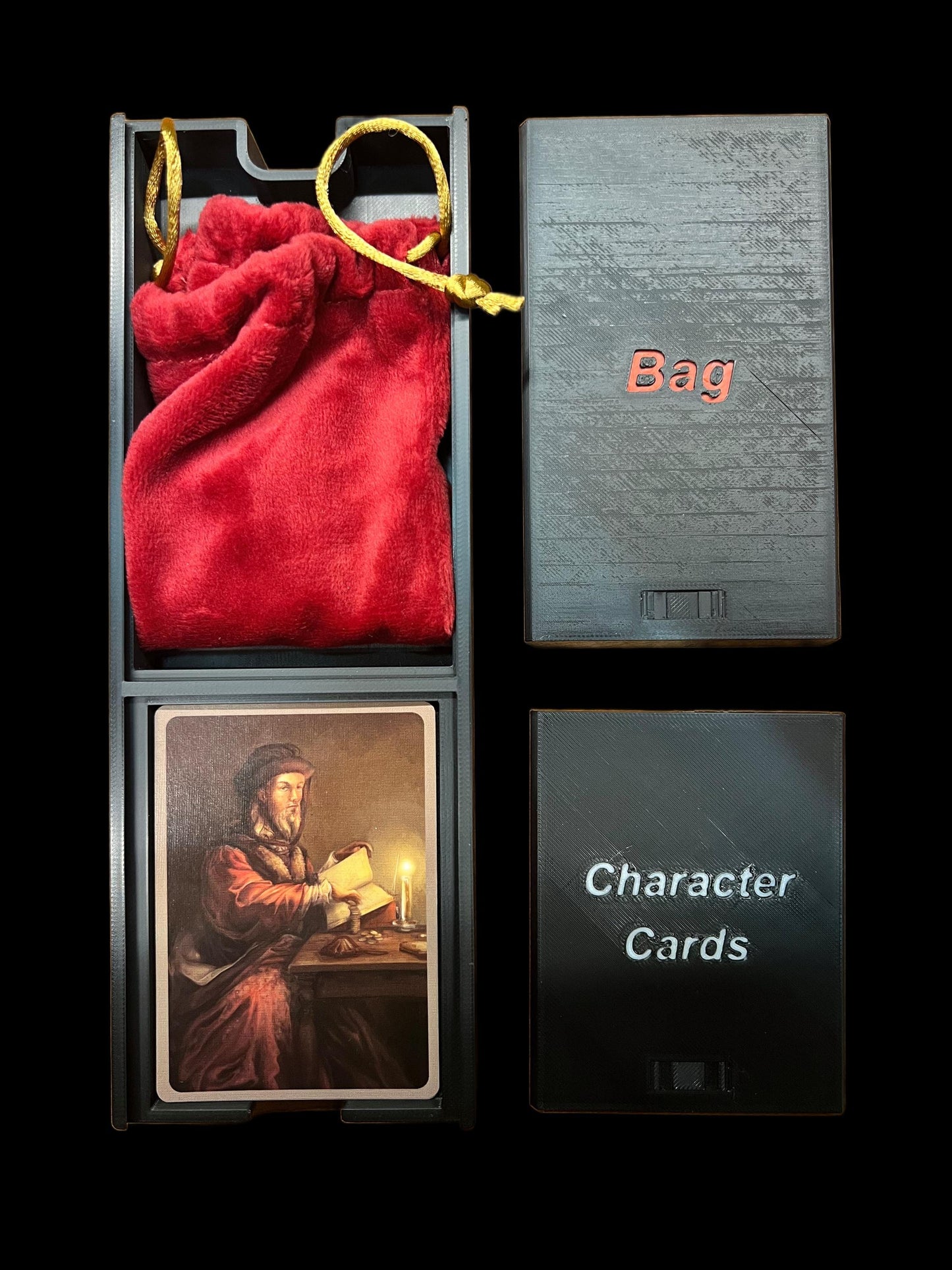 The Princes of Florence Limited Edition Board Game Organizer - Insert - Premium Storage Solution- SLEEVED Version-STL file for 3D printing