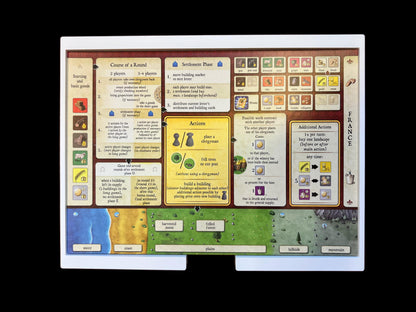 Ora et Labora Board Game Organizer - Insert - Premium Storage Solution - SLEEVED Version - STL file for 3D Printing
