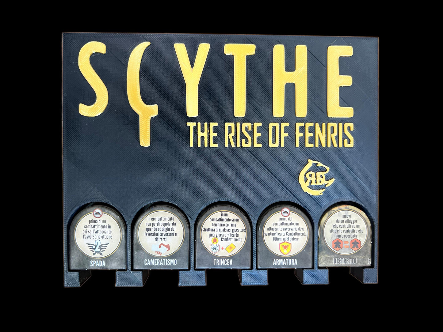 Scythe The Rise of Fenris Board Game Organizer - Insert - Premium Storage Solution