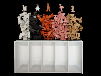 New York Zoo Board Game Organizer - Insert - Premium Storage Solution STL file for 3D Printing