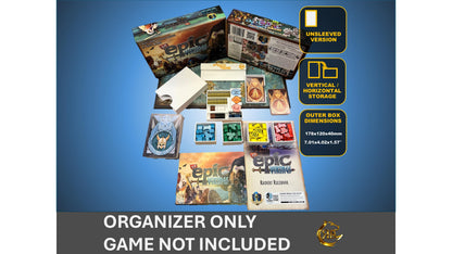 Tiny Epic Vikings Board Game Organizer - Insert - Premium Storage Solution