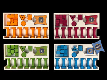 Tiletum Board Game Organizer - Insert - Premium Storage Solution - SLEEVED Version - STL file for 3D printing