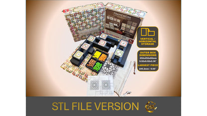 Framework Board Game Organizer - Insert - Premium Storage Solution - STL file for 3D printing
