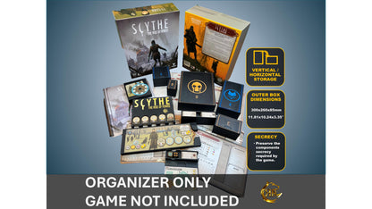 Scythe The Rise of Fenris Board Game Organizer - Insert - Premium Storage Solution