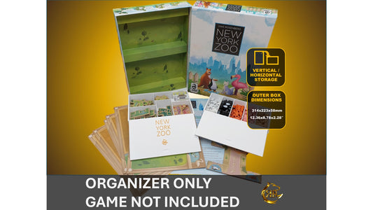 New York Zoo Board Game Organizer - Insert - Premium Storage Solution