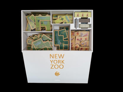 New York Zoo Board Game Organizer - Insert - Premium Storage Solution