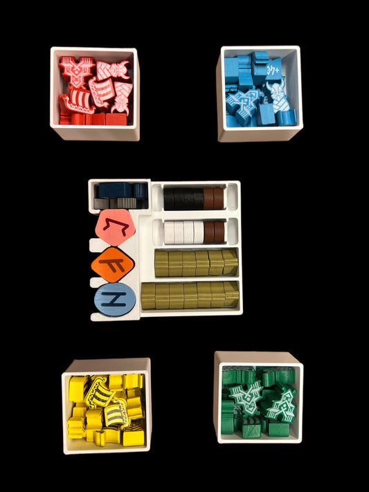 Tiny Epic Vikings Board Game Organizer - Insert - Premium Storage Solution