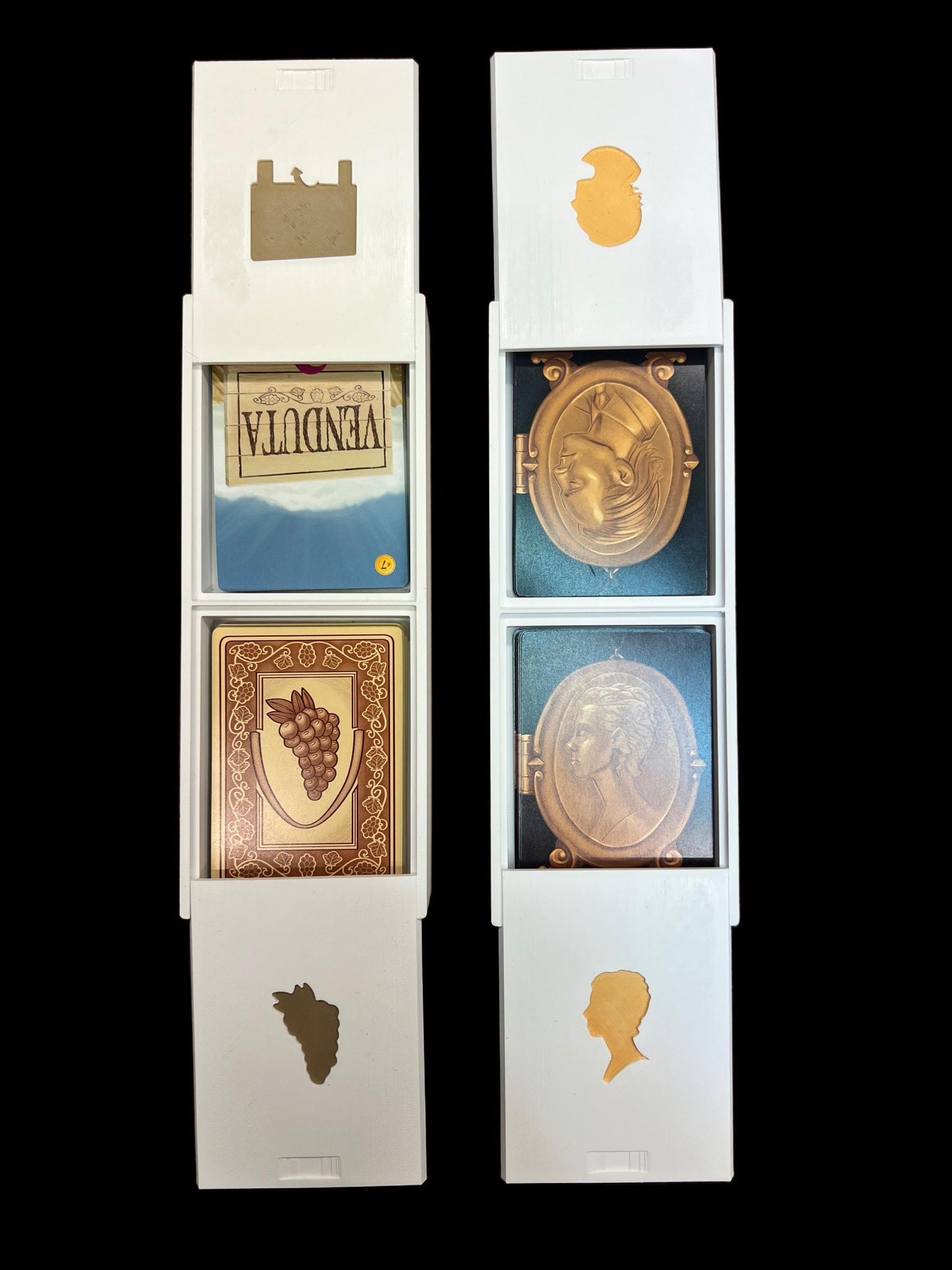 Viticulture Essential Edition Board Game Organizer - Insert - Premium Storage Solution - SLEEVED Version - STL file for 3D printing