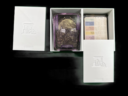 BRASS Lancashire Board Game Organizer - Insert - Premium Storage Solution - Sleeved Version - STL file for 3D Printing