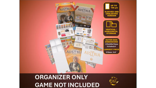 Organizer for Grand Austria Hotel, Storage insert for board games, Tabletop Gaming Insert Accessories, Gift for gamers