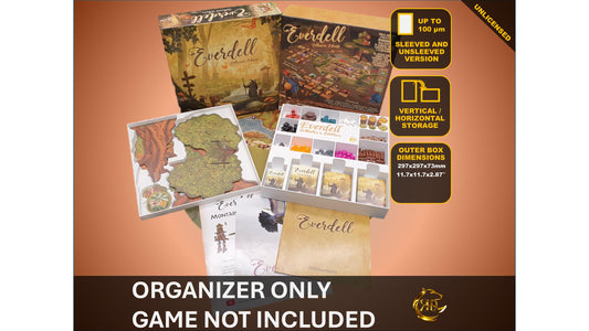 Everdell Collector's Edition Organizer Storage insert for Everdell Collector's Edition, Tabletop Gaming Insert Accessories, gift, Unofficial